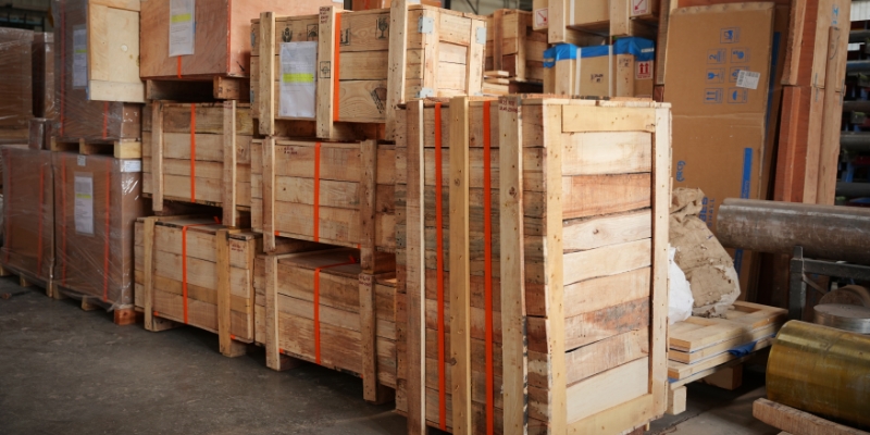 In our commitment to environmental responsibility, we reuse wooden boxes from our suppliers, promoting recycling and reducing waste.